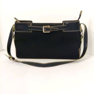 3/$15🔥 ETIENNE AIGNER BLACK AND TAN PURSE